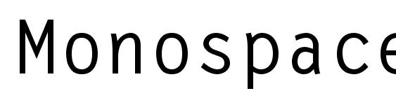 Monospaced Bold Font