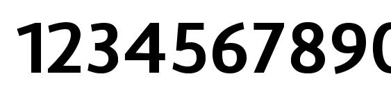 Monsal DemiBold Font, Number Fonts