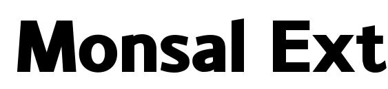 Monsal ExtraBold font, free Monsal ExtraBold font, preview Monsal ExtraBold font