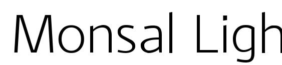 Monsal Light font, free Monsal Light font, preview Monsal Light font