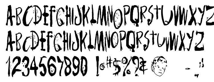glyphs MonsterChild font, сharacters MonsterChild font, symbols MonsterChild font, character map MonsterChild font, preview MonsterChild font, abc MonsterChild font, MonsterChild font
