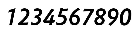Montara Italic Font, Number Fonts