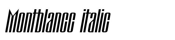 Montblancc italic font, free Montblancc italic font, preview Montblancc italic font