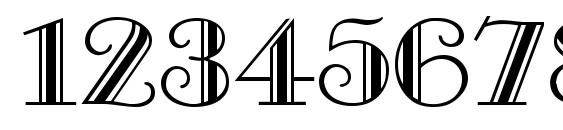 Monte Carlo Font, Number Fonts