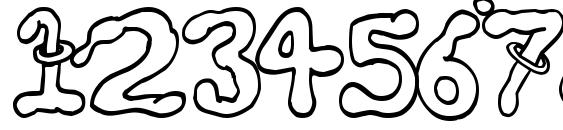 Montezumas revenge Font, Number Fonts