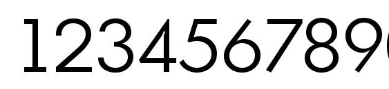 MontrealLH Regular Font, Number Fonts