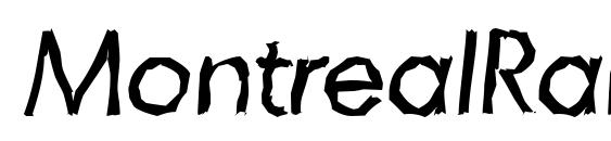 MontrealRandom Italic font, free MontrealRandom Italic font, preview MontrealRandom Italic font