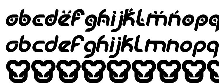 glyphs Moogwai italic font, сharacters Moogwai italic font, symbols Moogwai italic font, character map Moogwai italic font, preview Moogwai italic font, abc Moogwai italic font, Moogwai italic font