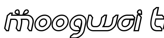 Moogwai thinoblique Font