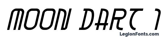Moon Dart Italic Font