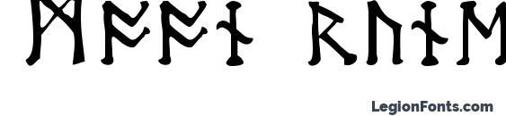 Moon runes Font