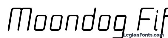 Moondog Fifteen Italic Font