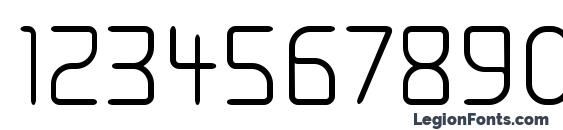 Moondog Fifteen Font, Number Fonts