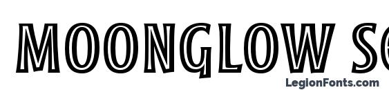 Moonglow SemiboldCond font, free Moonglow SemiboldCond font, preview Moonglow SemiboldCond font