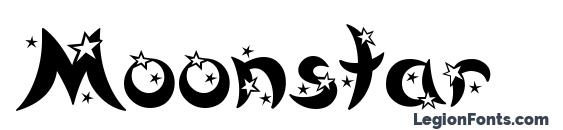 Moonstar font, free Moonstar font, preview Moonstar font