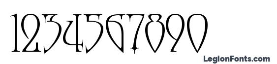 Moonstone Font, Number Fonts