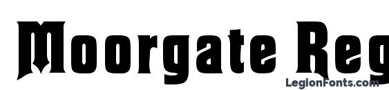 Moorgate Regular DB Font