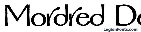 Mordred Demi Bold font, free Mordred Demi Bold font, preview Mordred Demi Bold font