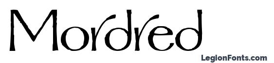 шрифт Mordred, бесплатный шрифт Mordred, предварительный просмотр шрифта Mordred