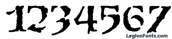 Moria Citadel Font, Number Fonts