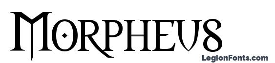 Morpheus font, free Morpheus font, preview Morpheus font