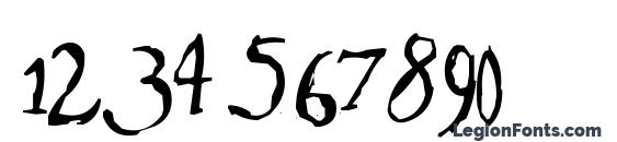 Morphine jack Font, Number Fonts