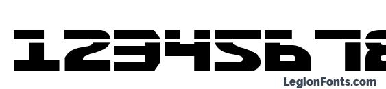 Morse NK Condensed Laser Font, Number Fonts
