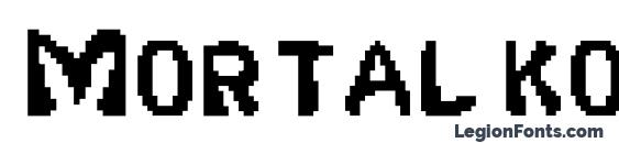 шрифт Mortal kombat 2, бесплатный шрифт Mortal kombat 2, предварительный просмотр шрифта Mortal kombat 2