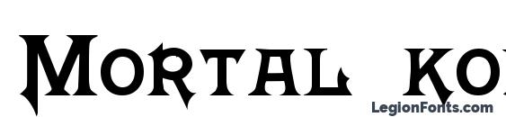 Mortal kombat 4 font, free Mortal kombat 4 font, preview Mortal kombat 4 font