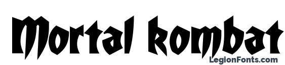 Mortal kombat 5 font, free Mortal kombat 5 font, preview Mortal kombat 5 font