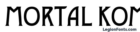 шрифт Mortal kombat mythologies, бесплатный шрифт Mortal kombat mythologies, предварительный просмотр шрифта Mortal kombat mythologies