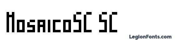 MosaicoSC SC font, free MosaicoSC SC font, preview MosaicoSC SC font