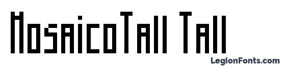 MosaicoTall Tall Font