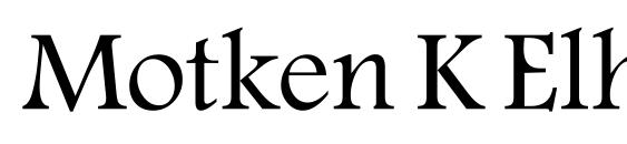 Motken K Elham font, free Motken K Elham font, preview Motken K Elham font