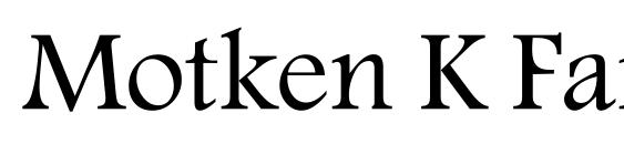 Motken K Farnaz font, free Motken K Farnaz font, preview Motken K Farnaz font