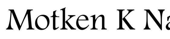 Motken K Nasim font, free Motken K Nasim font, preview Motken K Nasim font