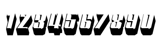 Motorcade Font, Number Fonts