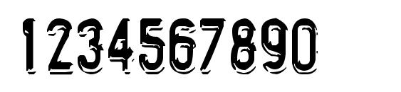 Motorway Font, Number Fonts