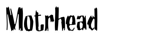 Motrhead font, free Motrhead font, preview Motrhead font