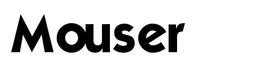 Mouser Font
