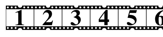 Movie Times Font, Number Fonts