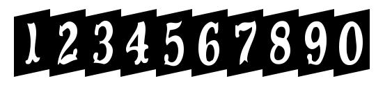 Movieola Font, Number Fonts