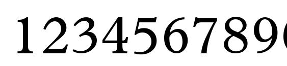 MPlantin Font, Number Fonts