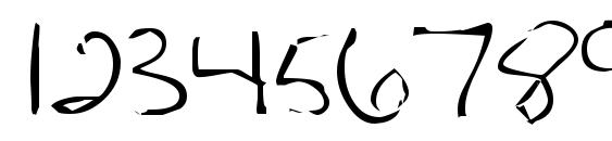 Mr. Hanky Font, Number Fonts