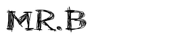 Mr.B font, free Mr.B font, preview Mr.B font