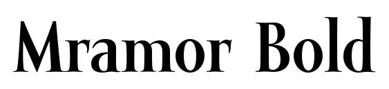 Mramor Bold font, free Mramor Bold font, preview Mramor Bold font