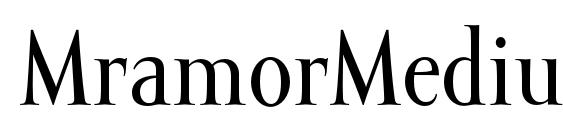 шрифт MramorMedium, бесплатный шрифт MramorMedium, предварительный просмотр шрифта MramorMedium