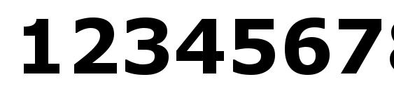 MS Reference Sans Serif Полужирный Font, Number Fonts