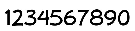 MufferawRg Regular Font, Number Fonts