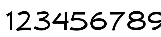 MufferawXp Regular Font, Number Fonts